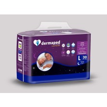 Dermaped Gece Large 30'lu Bel Bantlı Yetişkin Hasta Bezi