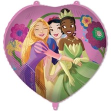 Party Express 18" Folyo Balon  Princess Live Your Story Kalp 46 cm