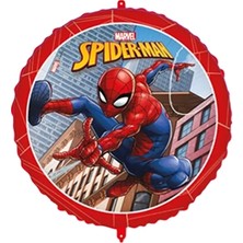 Party Express 18" Folyo Balon Spiderman Crime Fighter Yuvarlak 46 cm