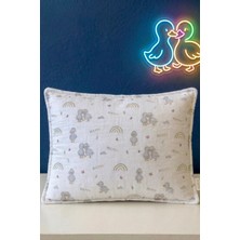 More Home Müslin Bebek Yastık Kılıfı Kapaklı 35X45 Duck-Gri