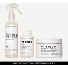 Olaplex Lock The Moisture For Fine Set - Ince Telli Saçlar Için Yoğun Onarıcı & Bağ Güçlendiren & Nem Veren Bakım Seti