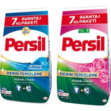 Persil Matik 7 kg Okyanus Ferahlığı ve Gülün Büyüsü 2 Li Paket