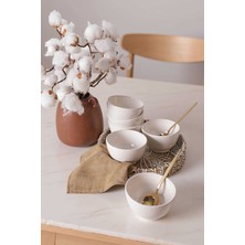 Keramika Beyaz Gama Kase 13 cm 6 Adet 006