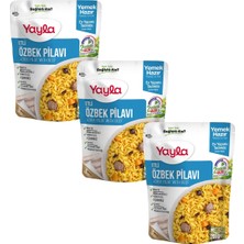 Yayla Yemek Hazır Etli Özbek Pilavı 200 gr X3
