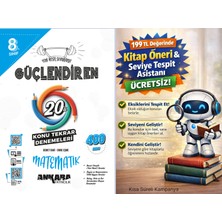 Ankara Yayıncılık 8. Sınıf Matematik 20'li Konu Tekrar Denemesi + 199 Tl Seviye Tespit ve Kitap Öneri Asistanı Hediye (Yeni Baskı)