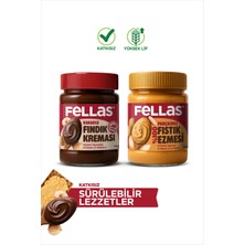 Fellas Kakaolu Fındık Kreması (315 g) + Fıstık Ezmesi - %100 (300 g)