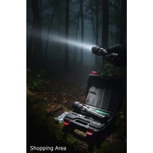 Shopping Area Gold Silver GS-14600 Şarjlı El Feneri | 80W 8000 Lümen - 18000 Mah