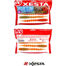 Xesta Velvet Star Silikon Yem 6" 15 cm Hy 4p