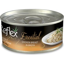 Reflex Plus Essential Tavuk Göğüs Yetişkin Kedi Konserve Maması Seti 6x70 gr