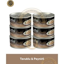 Reflex Plus Essential Tavuk & Peynir Yetişkin Kedi Konserve Maması Seti 6x70 gr