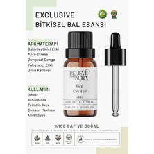 Believe Your Aura Bitkisel Bal Esansı - %100 Saf ve Bitkisel Buhurdanlık Difizör Exclusive Ortam Kokusu - 10 ml
