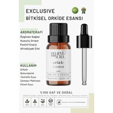 Believe Your Aura Bitkisel Orkide Esansı - %100 Saf ve Bitkisel Buhurdanlık Difizör Exclusive Ortam Kokusu - 10 ml