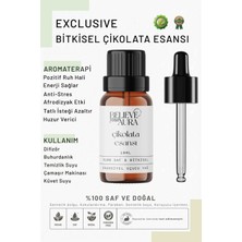 Believe Your Aura Bitkisel Çikolata Esansı - %100 Saf ve Bitkisel Buhurdanlık Difizör Exclusive Ortam Kokusu - 10 ml