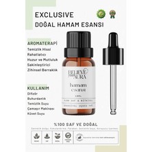 Believe Your Aura Hamam (Beyaz Sabun) Esansı - %100 Saf Buhurdanlık Difizör Exclusive Ortam Kokusu - 10 ml
