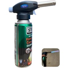 Kamp Paketi Bir Adet Pürmüz Başlık Bir Adet Steel Kamp Gazı