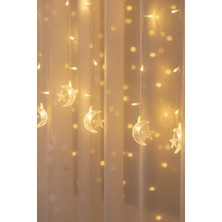 Onetick Dekoratif Ay-Yıldız LED 5 Metre Yılbaşı | Dekorasyon | Süsleme