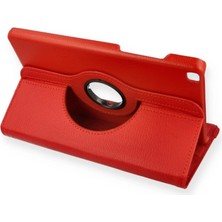 SHC4200 Galaxy T290 Tab A 8 Kılıf 360 Tablet Deri Kılıf - Kırmızı