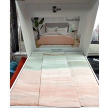 Özdilek Nev Serisi -Mavi Coastal Wave- Çift Kişilik  Nevresim Takımı