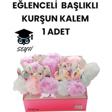 Seyfi Kırtasiye Eğlenceli Başlıklı Kurşun Kalem Ponpon Kalemler