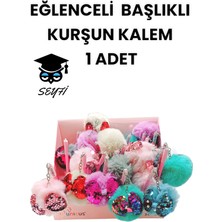 Seyfi Kırtasiye Eğlenceli Başlıklı Kurşun Kalem Ponpon Kalemler