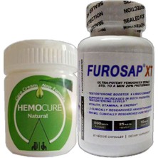 Hemocure Cream 50 ml Özel Karışıım Krem + Furosapxt Erkeklere Özel 30 Lu Anlık Bakım Ürünü