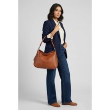 Jacquline CLIM561-1C Kadın Omuz Çantası Taba