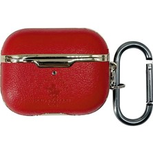 Santa Barbara Polo & Racquet Club Santa Barbara Polo Racquet Club Airpods Pro 2 (2.nesil) Amaury Kılıf - Kırmızı