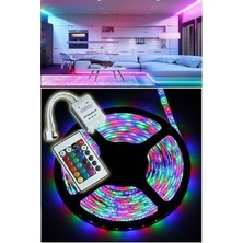 Onetick 5 Metre Animasyonlu Tak Çalıştır Kumandalı Parti Şerit LED Rgb