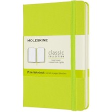 Moleskine Sert Kapak Defter Limon Yeşili (Çizgisiz - 13X21) - 0888