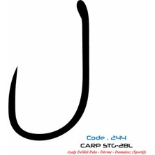 2441 Carp Stg-2 Damaksız  #8 Black Nıkel 11P