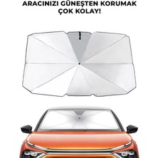 Onetick Araba Güneşliği ( Ön Cam Güneş Önleyici Katlanabilir Şemsiye)