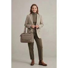 Ayakkabı Fuarı Elit SNMSI-6016T Kadın Suya Dayanıklı Omuz Çantası Taş