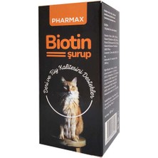 Pharmax Biotin Şurup 40 ml Kedi, Köpek ve Kuş Tüy Dökülme Önleyici Likit Vitamin