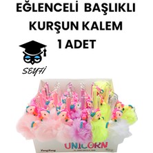 Seyfi Kırtasiye Eğlenceli Başlıklı Kurşun Kalem Ponpon Kalemler
