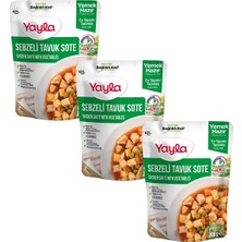 Yayla Yemek Hazır Sebzeli Tavuk Sote 200 gr X3