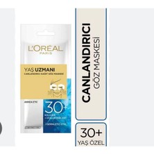 L'oreal Paris Yaş Uzmanı Canlandırıcı Göz Maskesi 30+ Kolajen ve Hyaluronik Asit ile Anında Etki