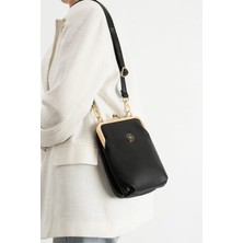 Ayakkabı Fuarı Elit SNMS-1433C Kadın Çapraz Çanta Siyah