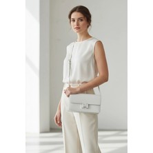 Dsn B35001 Kadın Omuz Çantası Beyaz