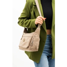 Ayakkabı Fuarı Elit SNMSI-4005T Kadın Suya Dayanıklı Omuz Çantası Haki