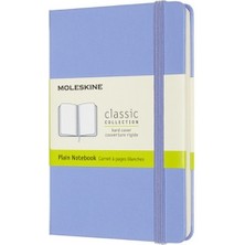 Moleskine Sert Kapak Defter Ortanca Mavisi (Çizgisiz - 13X21) - 0826