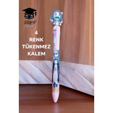 Seyfi Kırtasiye 4 Renkli Tükenmez Kalem Anime Modeller 1 Adet