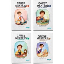 Semerkand Çocuk Yayınları 7-11 Yaş Erkek Çocuklar Için Çarşı Mektebi Seti 4 Kitap