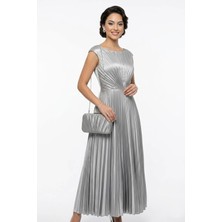 Varol Çanta Varol 605 Kadın Abiye Çanta Gri