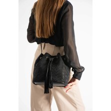 Jacquline CLZD297C Kadın Çapraz Çantası Siyah