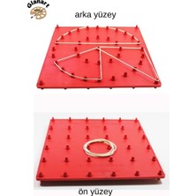 Glanart Matematik Materyali Geometri Tahtası  Çift Yüzey 1 Adet