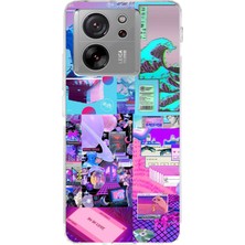 Lelia Xiaomi Mi 13T Uyumlu Baskılı Şeffaf Telefon Kılıfı | Koleksiyon: Neondream District