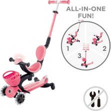 Urfakent 360 Scooter (Işıklı) Koyu Pastel Pembe