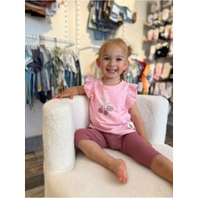 GMG Collection Baby Cherry Desenli Tayt Tişört 2'li Takım