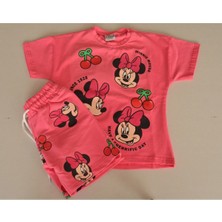 GMG Collection Baby Cherry Mouse Desenli Şort Tişört 2'li Takım