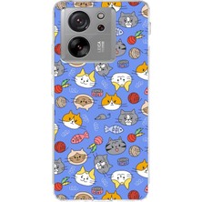 Lelia Xiaomi Mi 13T Uyumlu Baskılı Şeffaf Telefon Kılıfı | Koleksiyon: Pawprint Stories